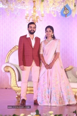 Celebrities at Harshit Reddy Wedding Reception - 42 of 65