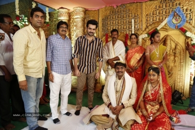 Celebrities at RX 100 Director Ajay Bhupathi Wedding - 5 of 17