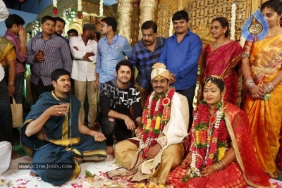 Celebrities at RX 100 Director Ajay Bhupathi Wedding - 9 of 17