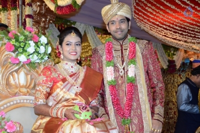 Celebrities at Sana Yadi Reddy Son Nikhilesh Reddy Wedding Event - 43 of 62