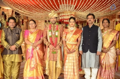 Celebrities at Sana Yadi Reddy Son Nikhilesh Reddy Wedding Event - 33 of 62