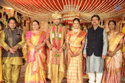 Celebrities at Sana Yadi Reddy Son Nikhilesh Reddy Wedding Event - 42 of 62