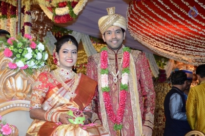 Celebrities at Sana Yadi Reddy Son Nikhilesh Reddy Wedding Event - 56 of 62