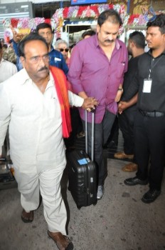 Celebrities at Vizag Airport - 16 of 42