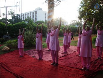 Celebrities at Yoga Day Celebrations - 35 of 23