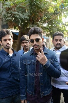 Celebrities Cast Their Votes in GHMC Elections - 24 of 32