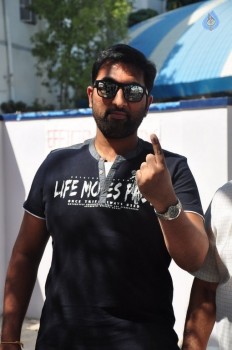 Celebrities Cast Their Votes in GHMC Elections 2 - 23 of 41