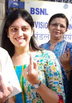 Celebrities Cast Their Votes in GHMC Elections 2 - 5 of 41