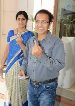 Celebrities Cast Their Votes in GHMC Elections 2 - 7 of 41