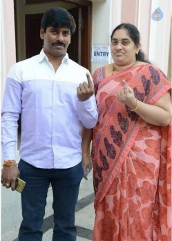 Celebrities Cast Their Votes in GHMC Elections 2 - 24 of 41