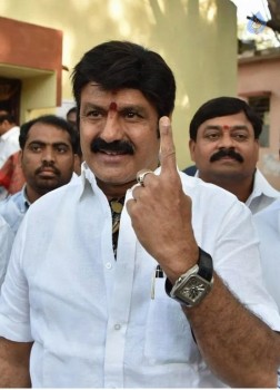 Celebrities Cast Their Votes in GHMC Elections 2 - 27 of 41