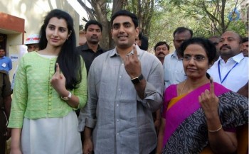 Celebrities Cast Their Votes in GHMC Elections 2 - 39 of 41