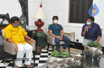 Celebs Meeting At Chiru Residence - 2 of 6