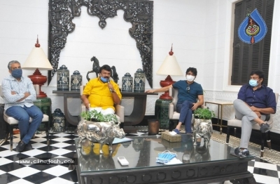 Celebs Meeting At Chiru Residence - 4 of 6