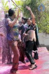 Chandrababu Naidu and Others Celebrates Holi at Hyd - 8 of 26