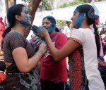 Chandrababu Naidu and Others Celebrates Holi at Hyd - 10 of 26