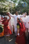 Chandrababu Naidu and Others Celebrates Holi at Hyd - 13 of 26