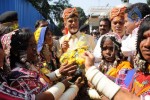 Chandrababu Naidu and Others Celebrates Holi at Hyd - 17 of 26