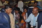 TDP Chandrababu Naidu at Shamshabad Airport - 6 of 56