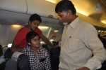 TDP Chandrababu Naidu at Shamshabad Airport - 22 of 56