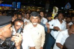 TDP Chandrababu Naidu at Shamshabad Airport - 31 of 56