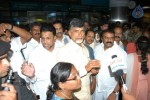 TDP Chandrababu Naidu at Shamshabad Airport - 47 of 56