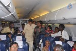 TDP Chandrababu Naidu at Shamshabad Airport - 56 of 56