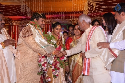 Chinna Srisailam Yadav Daughter Vanaja Wedding Photos - 66 of 83