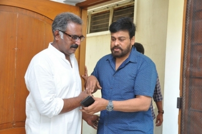 Chiranjeevi Visited Actor Banerjee House - 4 of 9