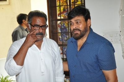 Chiranjeevi Visited Actor Banerjee House - 6 of 9