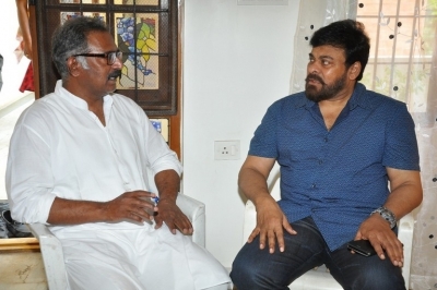 Chiranjeevi Visited Actor Banerjee House - 8 of 9