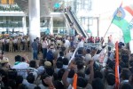 Chiru gets Rousing Reception at RGI Airport - 2 of 19