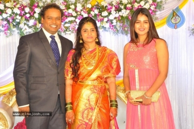 Comedian Harish Wedding Reception Photos - 1 of 29