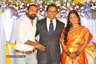 Comedian Harish Wedding Reception Photos - 11 of 29