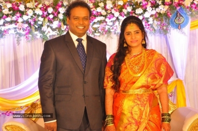 Comedian Harish Wedding Reception Photos - 19 of 29