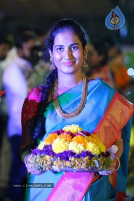 Deepthi Mamidi Organised Bathukamma Celebrations at Madhapur - 3 of 38