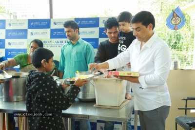 Dil Raju Celebrates His Birthday With Kids At Ashray Akruthi - 23 of 42