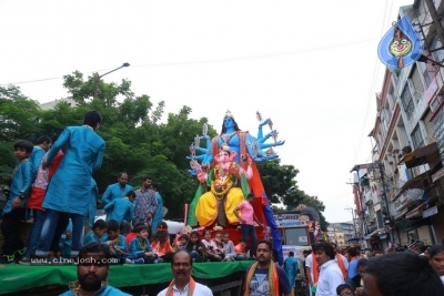 Ganesh Immersion At Hyderabad - 72 of 77