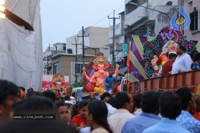 Ganesh Immersion At Hyderabad - 33 of 77