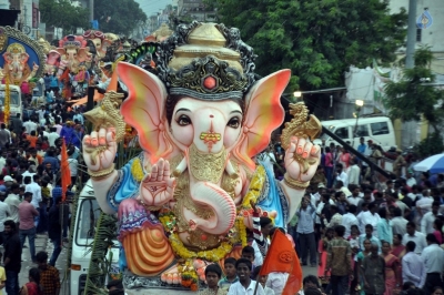 Ganesh Procession in Hyderabad 2017 - 38 of 45