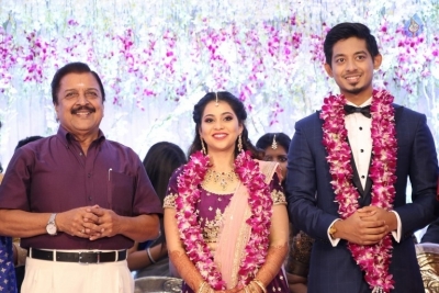 Hero Vishal Sister Aishwarya Wedding Reception Photos - 24 of 31