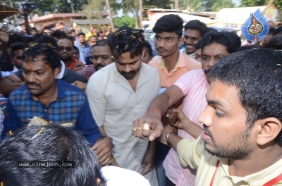 Jawaan Movie Team at Maddi Anjaneya Swamy Temple - 14 of 17