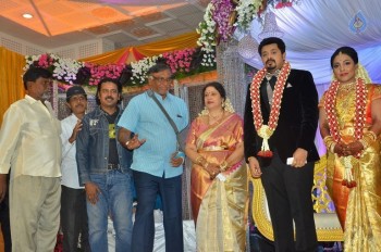 Jayachitra Son Amresh Wedding Reception - 45 of 102