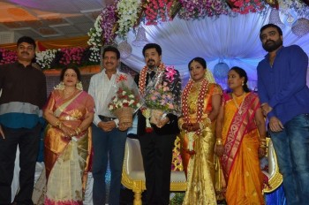 Jayachitra Son Amresh Wedding Reception - 4 of 102