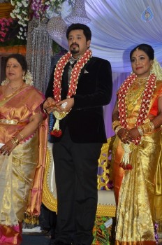 Jayachitra Son Amresh Wedding Reception - 22 of 102