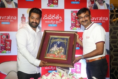 Jr NTR at Navratna Ayurvedic Oil Press Meet - 1 of 21