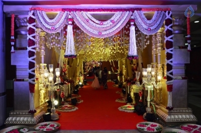 Kalamandir CMD Prasad Chalavadi Daughter Hanisha Wedding Photos - 25 of 81