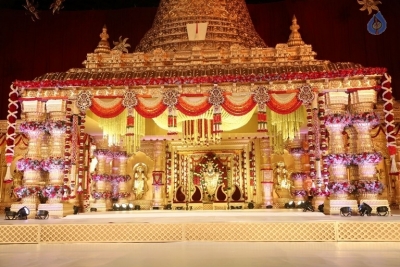 Kalamandir CMD Prasad Chalavadi Daughter Hanisha Wedding Photos - 41 of 81
