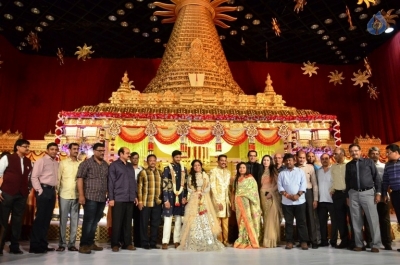 Kalamandir CMD Prasad Chalavadi Daughter Hanisha Wedding Photos - 42 of 81