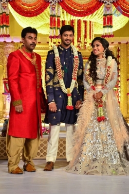 Kalamandir CMD Prasad Chalavadi Daughter Hanisha Wedding Photos - 55 of 81